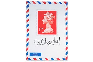 Stamp Collection 39First Class39 Tea Towel