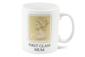 Stamp Collection 39First Class Mum39 Porcelain Mug